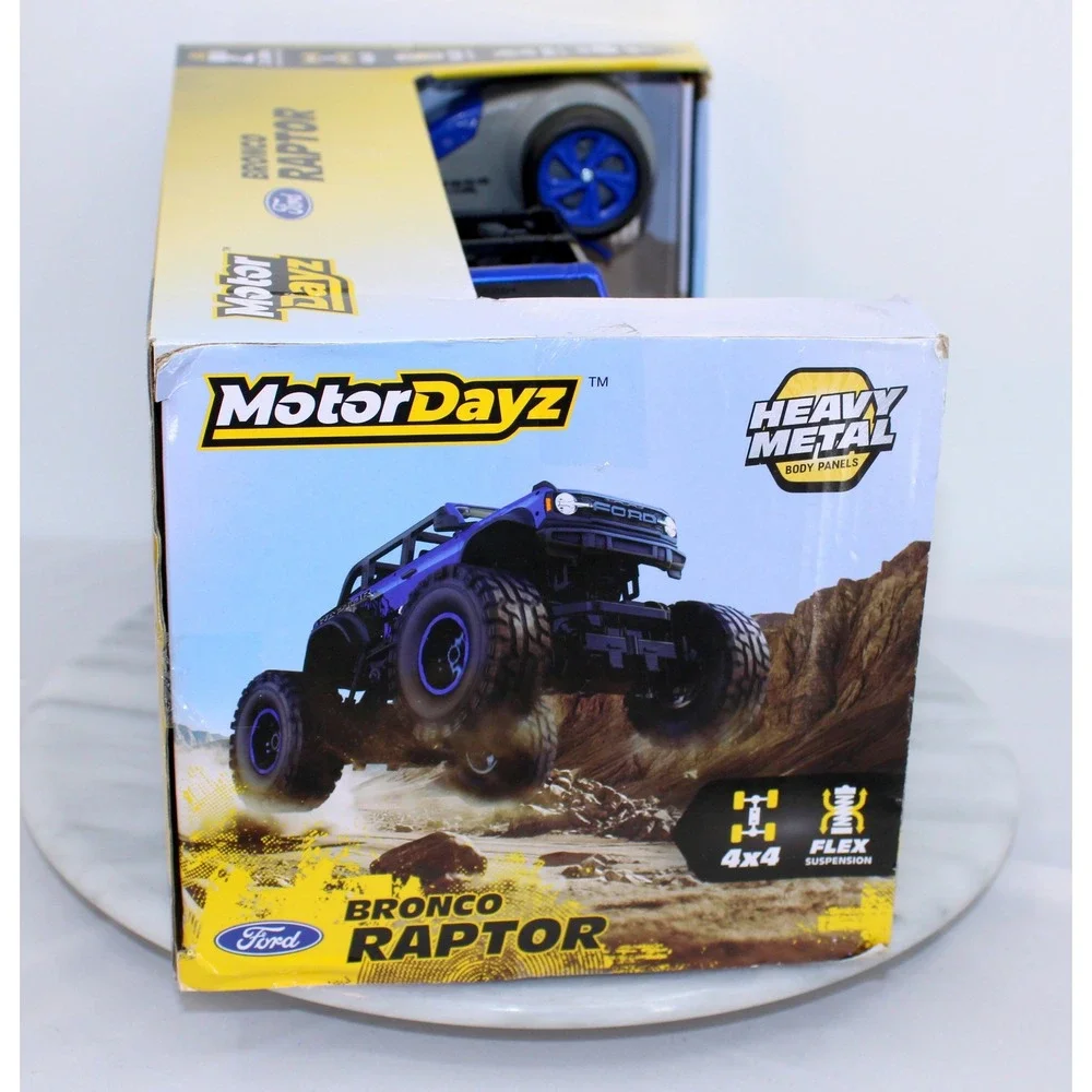 MotorDayz Ford Bronco Raptor RC Truck 1:18 Scale 4x4 Heavy Metal Purple